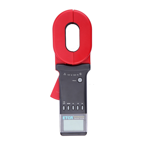 ETCR ETCR2000+ Manual