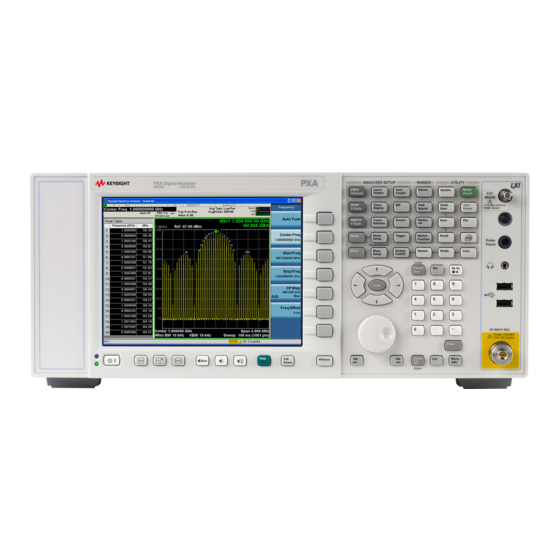 Keysight X-Series Manual