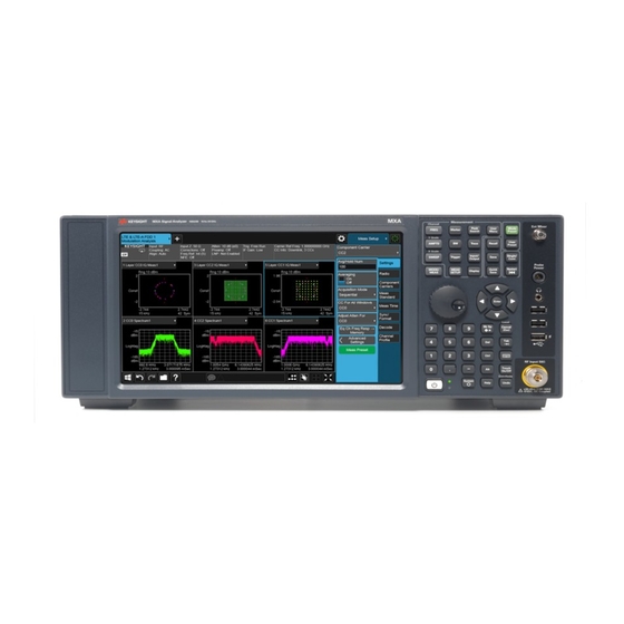 Keysight X-Series Measurement Manual