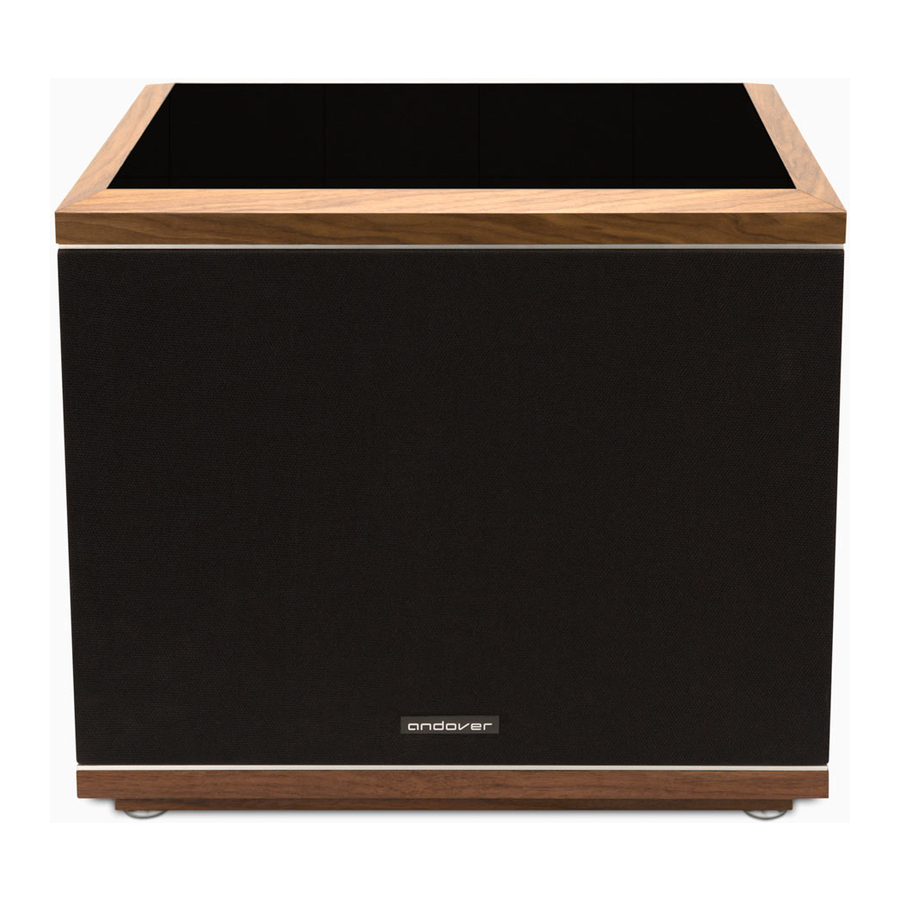 andover Model-One Product Manual