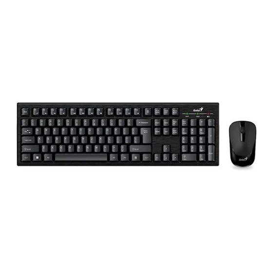 Genius KYE Systems Genius KM-8101 Quick Manual