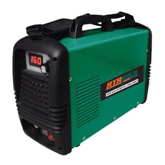 User Manuals: RTRMAX RTM512 Inverter Welding Machine