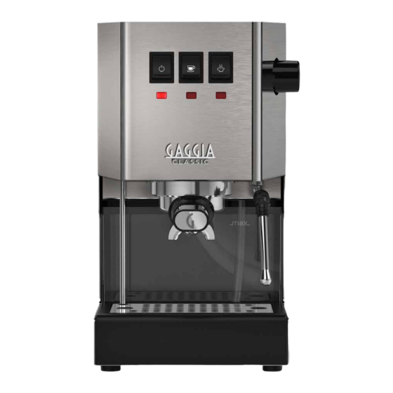 Gaggia Milano CLASSIC EVO Operating Instructions Manual