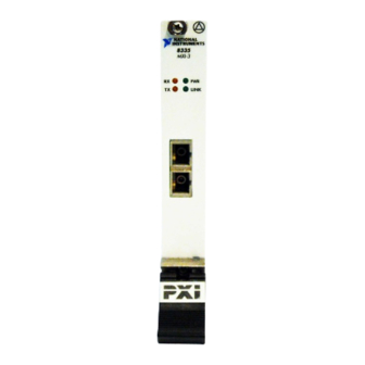 National Instruments PXI-8335 User Manual