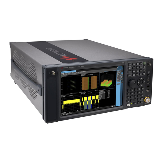 Keysight X Series Installation Notes