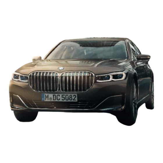 BMW 7 Series 2020 Owner's Manual