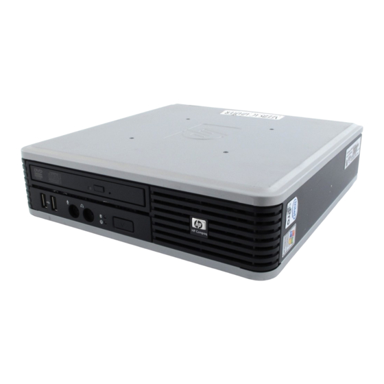 HP Compaq dc7800 Brochure & Specs
