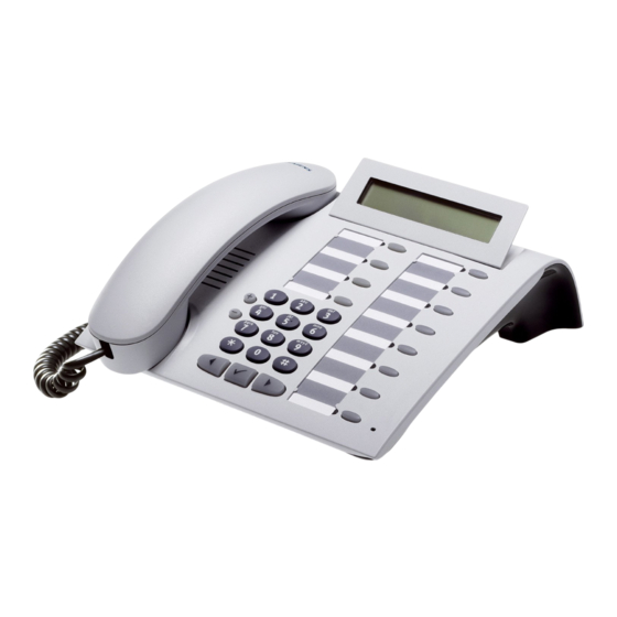 Siemens optiPoint 500 entry Reference Manual