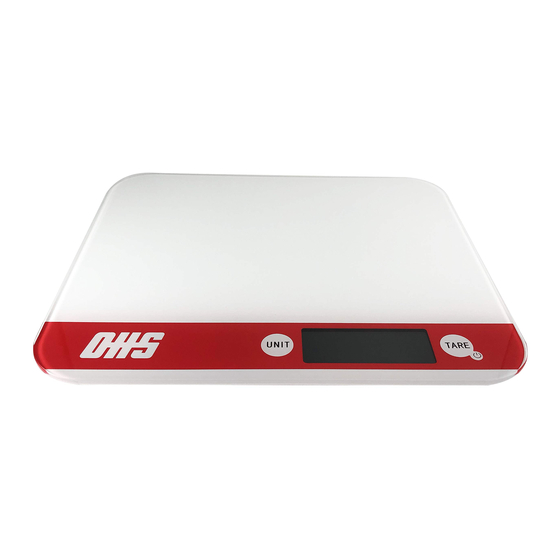 Optima Home Scales METEOR User Manual