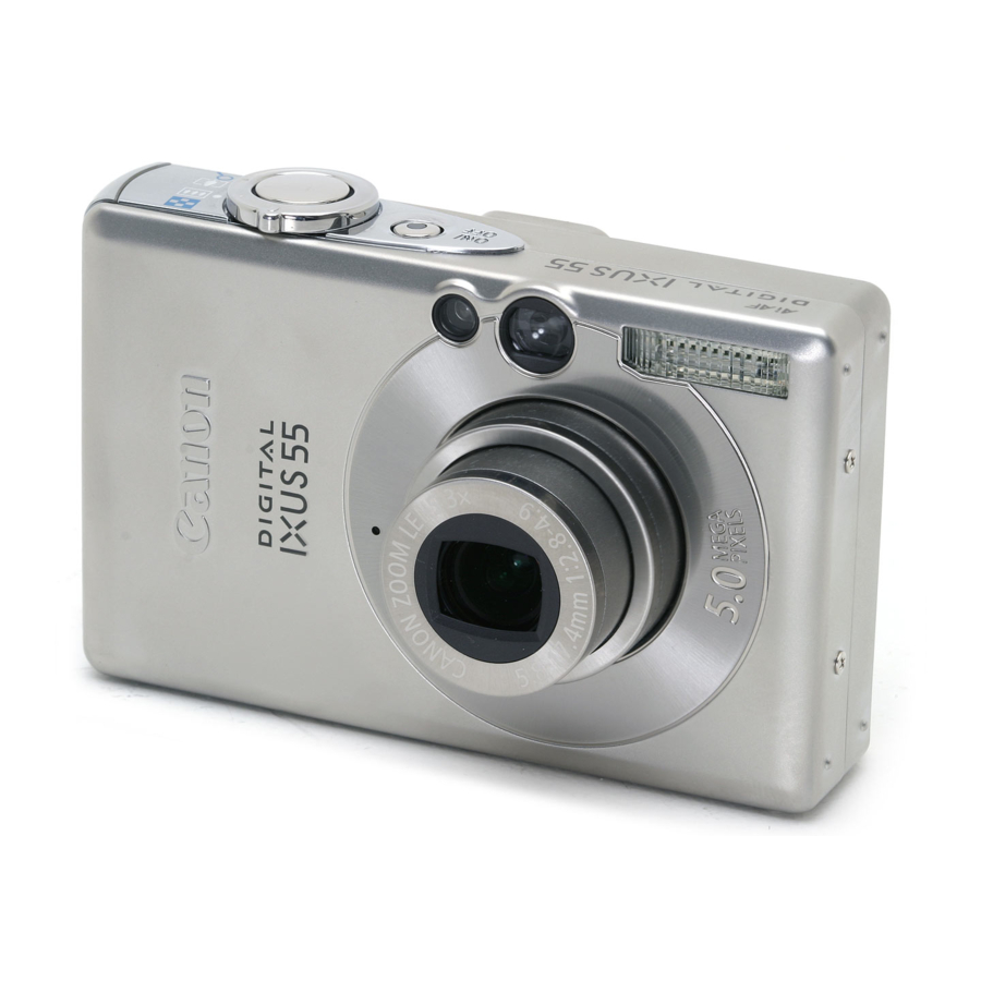 Canon SD450 - PowerShot Digital ELPH Camera Manuals