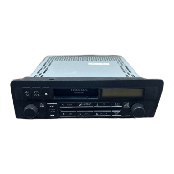 Clarion PH-1630B-A Service Manual