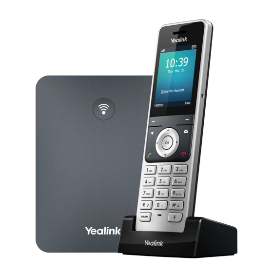Yealink W76P Quick Manual