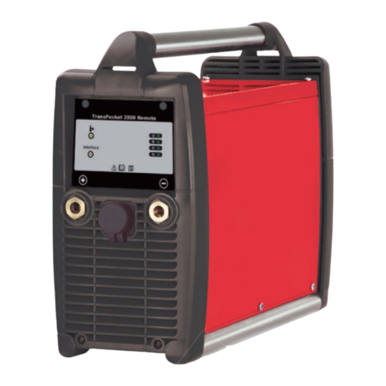 Fronius TransPocket 3500 Remote Operating Instructions Manual