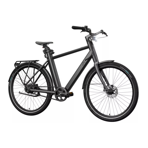 Crivit URBAN E-BIKE X.2 Quick Start Manual