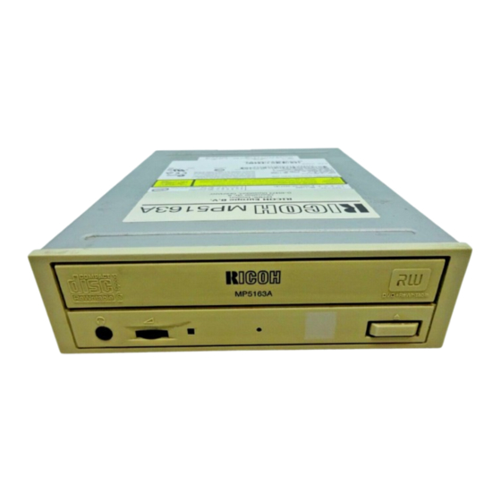 Ricoh MP5163A User Manual
