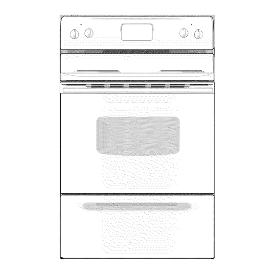 Frigidaire FEF326FBF Use & Care Manual