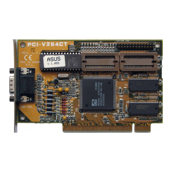 Asus PCI-V264CT Manuals