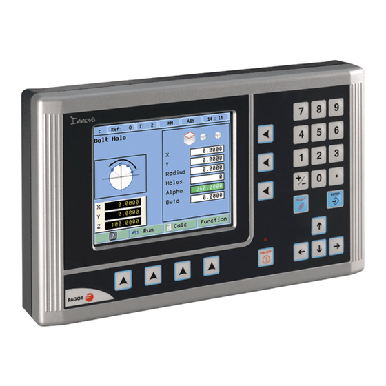 Fagor Innova 40i Installation And Operation Manual