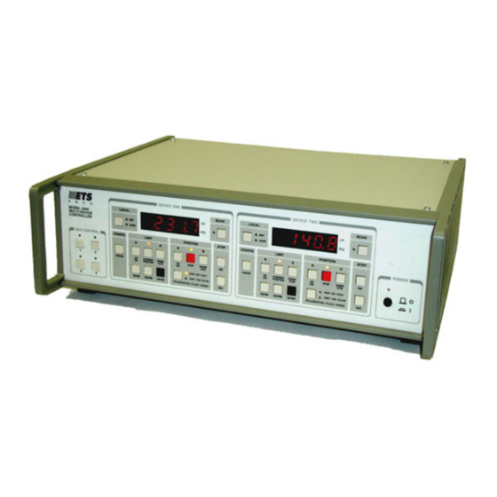 ETS-Lindgren 2090 Series Manual