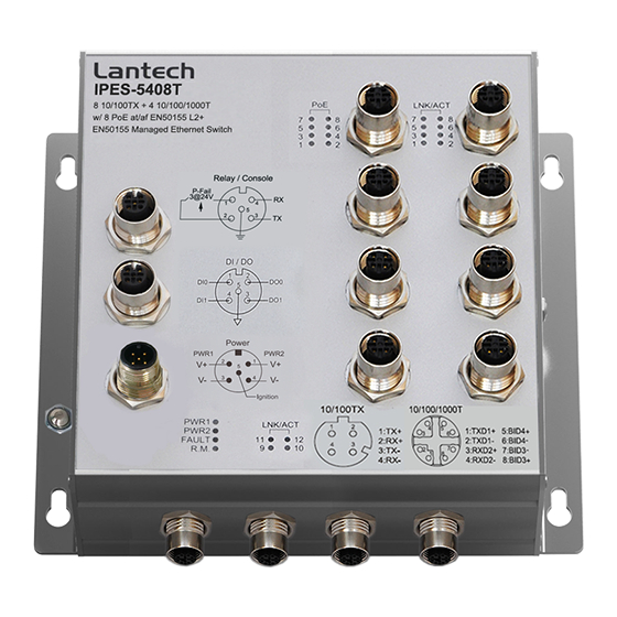 Lantech IPES-5408T-X-IGN Series Manuals