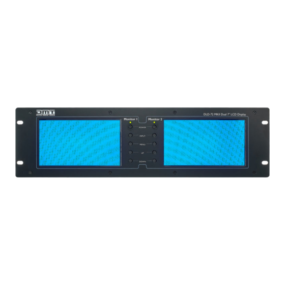DMT DLD-72 MKII Manuals