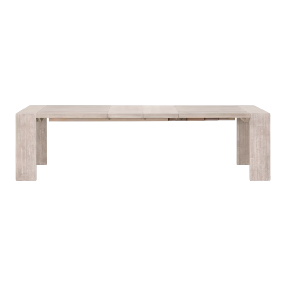 Essentials For Living TROPEA EXTENSION DINING TABLE Assembly Instructions