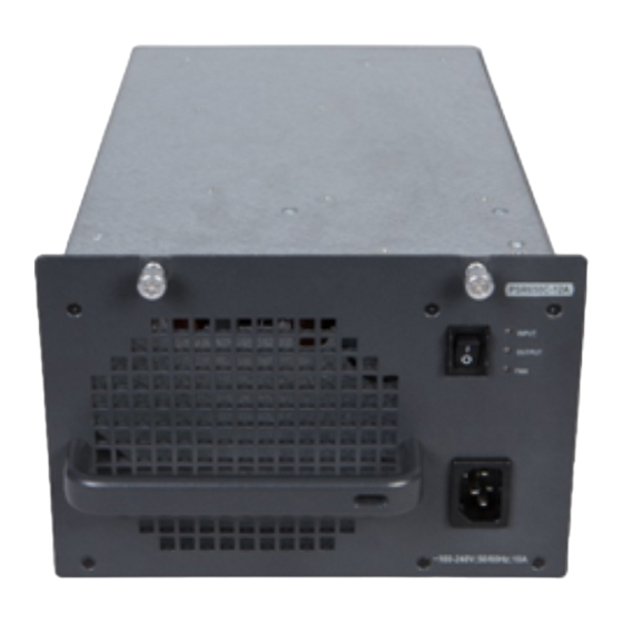 H3C PSR650C-12A User Manual