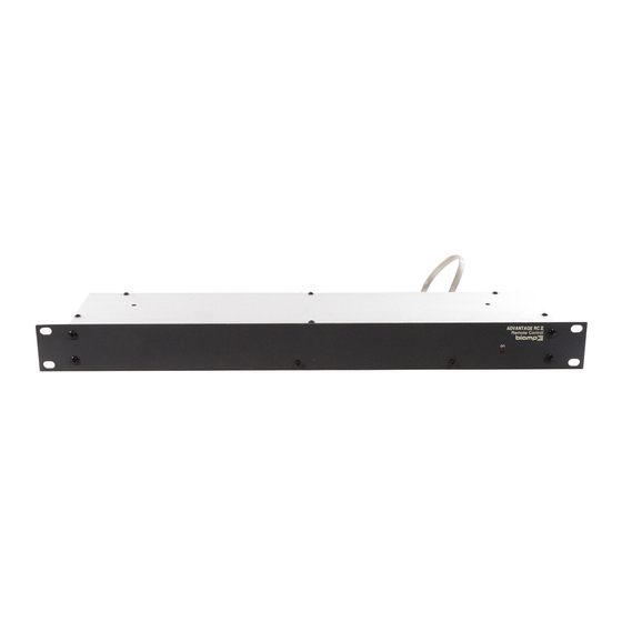 Biamp Advantage RT Operation Manual