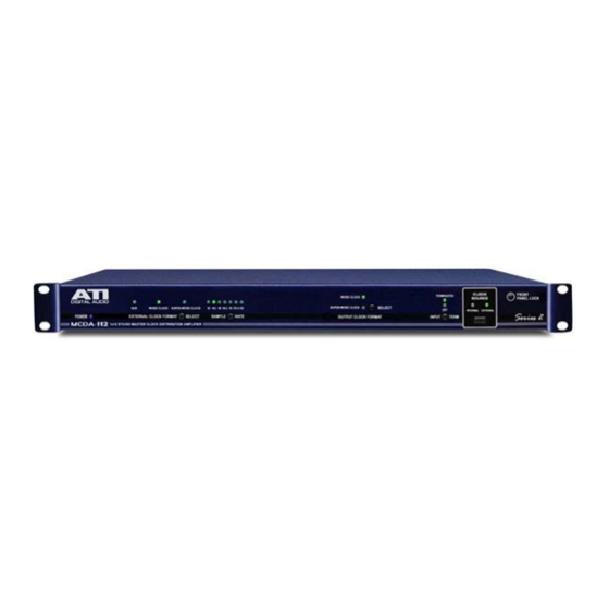 ATI Technologies MCDA-112 Operating And Maintenance Manual