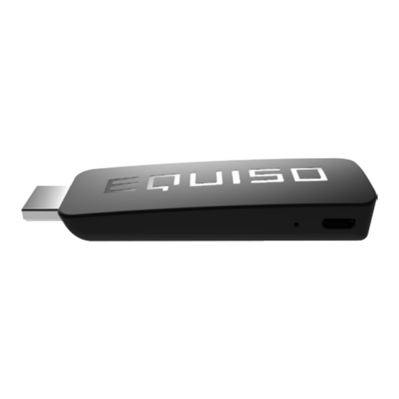 EQUISO Streaming smart stick Quick Start Manual