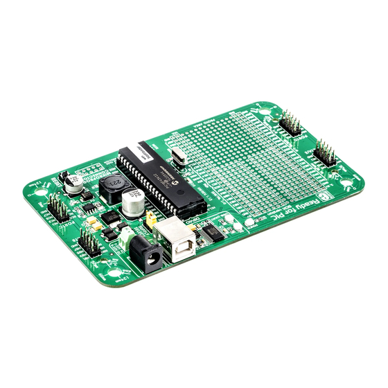 mikroElektronika Ready for PIC MIKROE-766 Manual