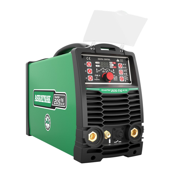 ASKAYNAK Inverter 205-TIG AC/DC User Manual