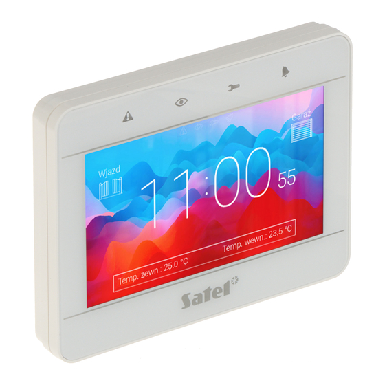 Satel INT-TSG2 Quick Installation Manual