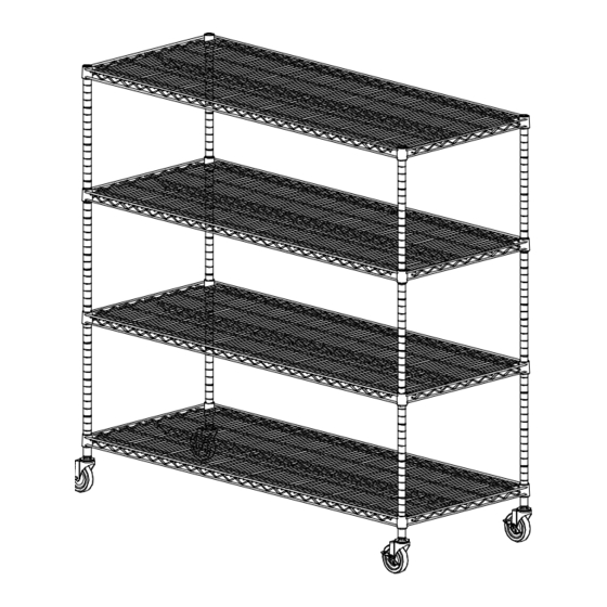 User Manuals: Trinity Basics TBTZ-0969 Wire Shelving
