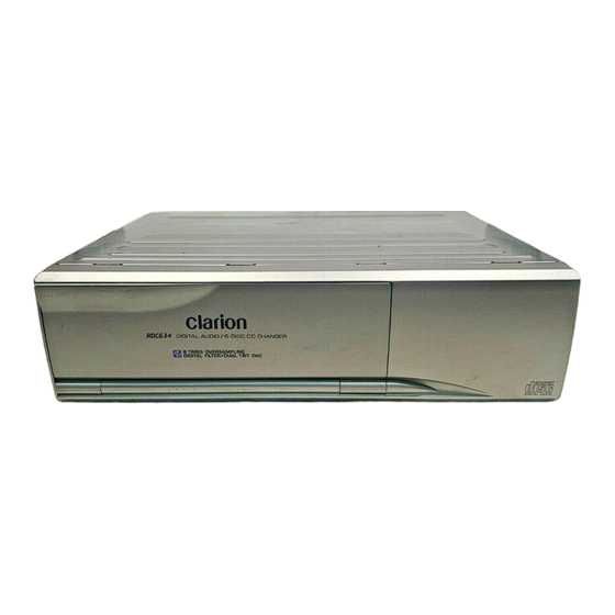 Clarion RDC635 Service Manual