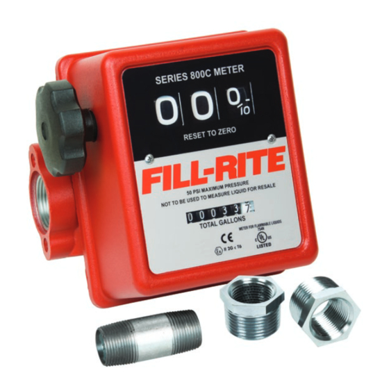 FILL-RITE 800B Series Manuals