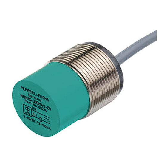 Pepperl+Fuchs NCN15-30GM40-N0-10M Instruction Manual