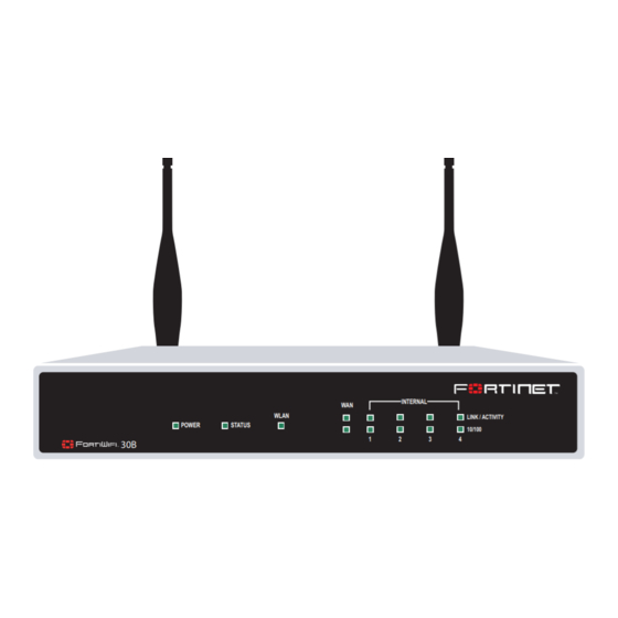 Fortinet FortiWifi-30B Quick Start Manual