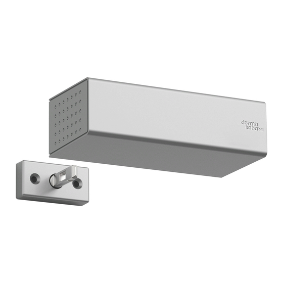 Dormakaba STV 1 Series Mounting Instructions
