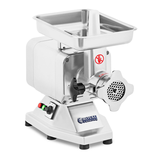 Royal Catering RCFW 120PRO User Manual