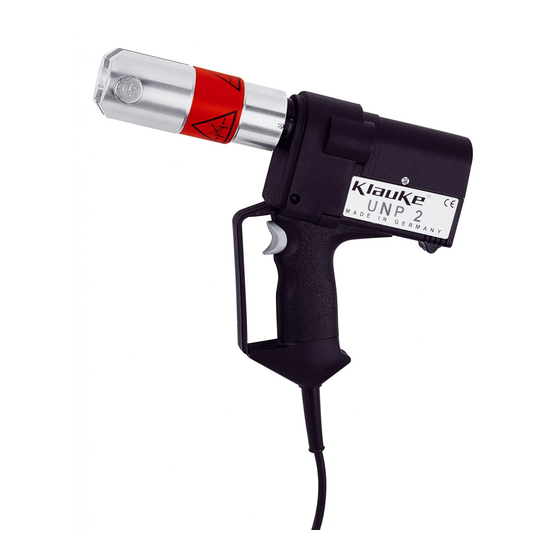 Klauke HENCO UNP 2 Instruction Manual