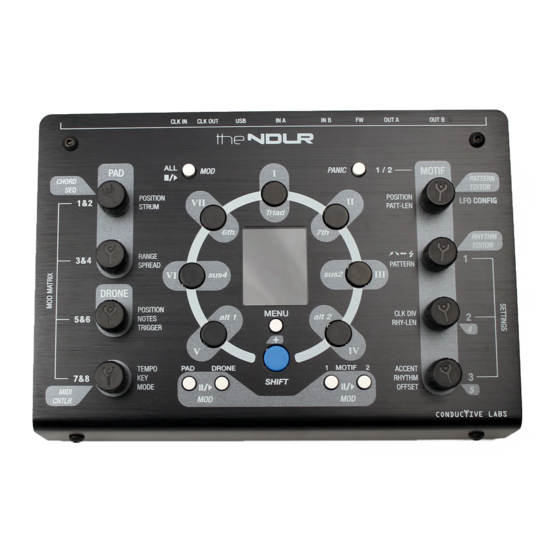 Conductive Labs The NDLR Quick Start Manual