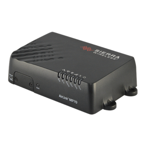 Keltek SIERRA WIRELESS MP70 Quick Start Manual