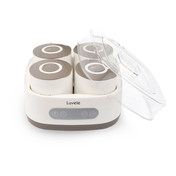 Luvele PURE YOGURT MAKER Instruction Booklet