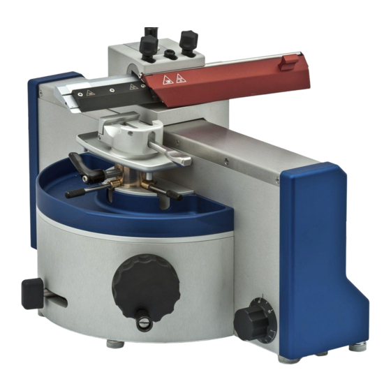 Slee MICROTOME Cuttec S Operating Manual