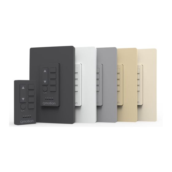 LEGRAND Qmotion QDR2 Re)Programming Manual