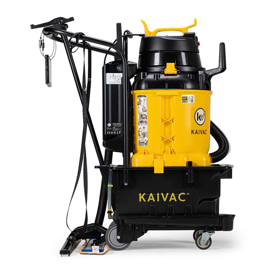 Kaivac AUTOVAC Operator's & Parts Manual
