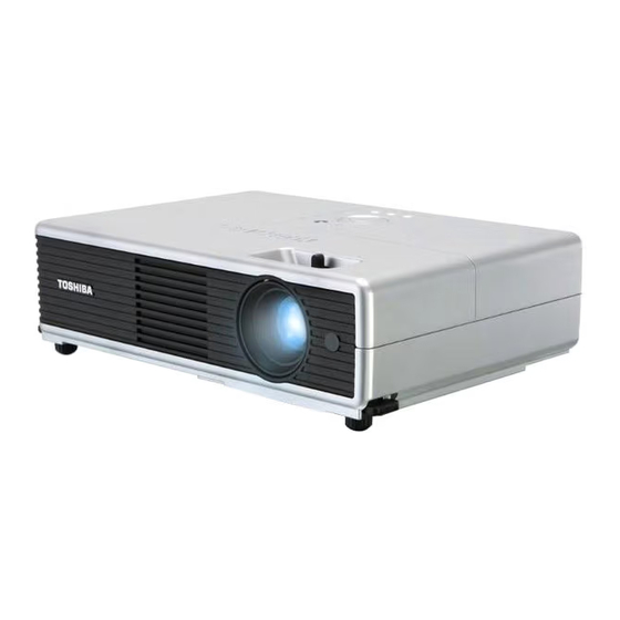 Toshiba TLP-X150 Owner's Manual