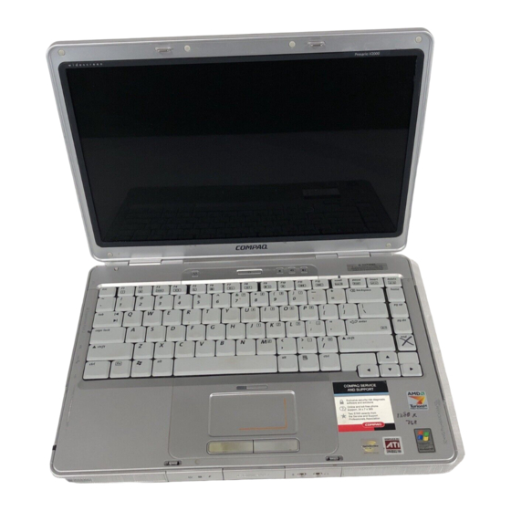 Compaq Presario V2000 - Notebook PC Getting Started