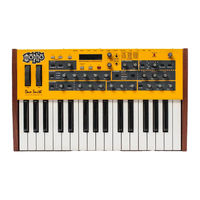 Dave Smith Instruments Mopho Keyboard Operation Manual